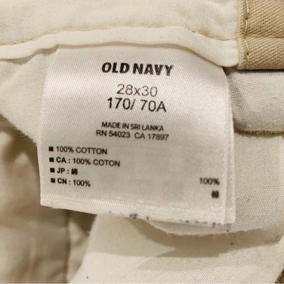 Old Navy Mens Khakis 28x30 Classic Straight Pants - Picture 3 of 4